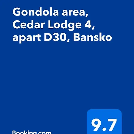 Gondola Area, Cedar 4, D30, Apartman Banszko